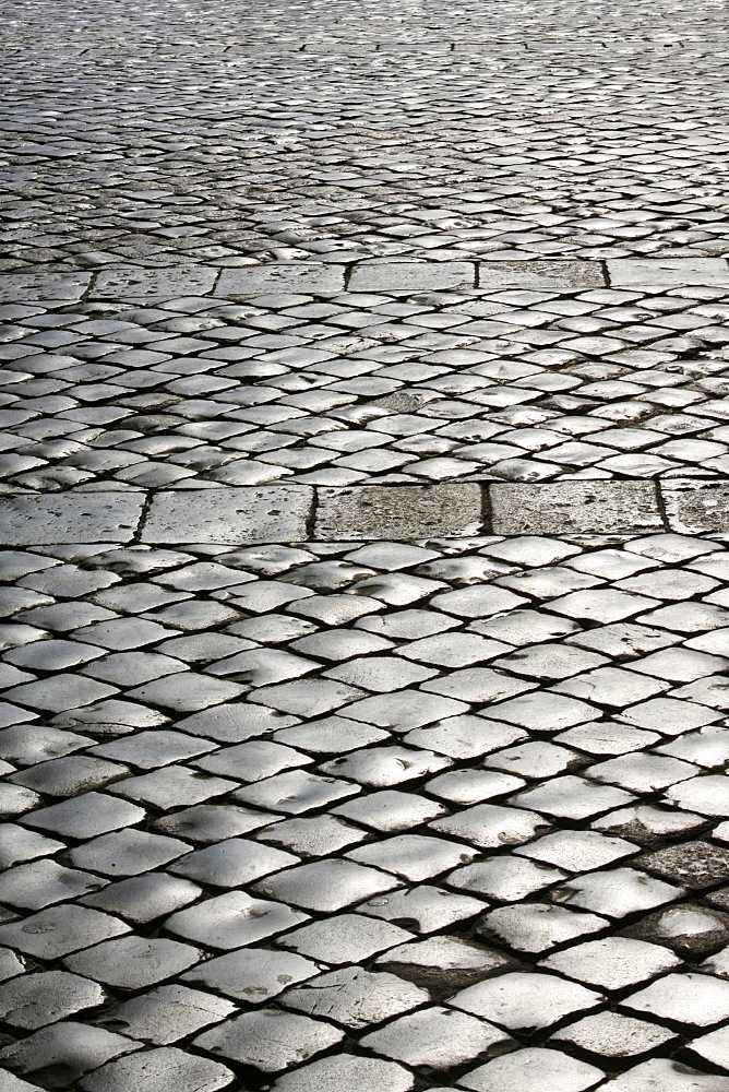 San Pietrini paving stones in St. Peter's, Vatican, Rome, Lazio, Italy, Europe