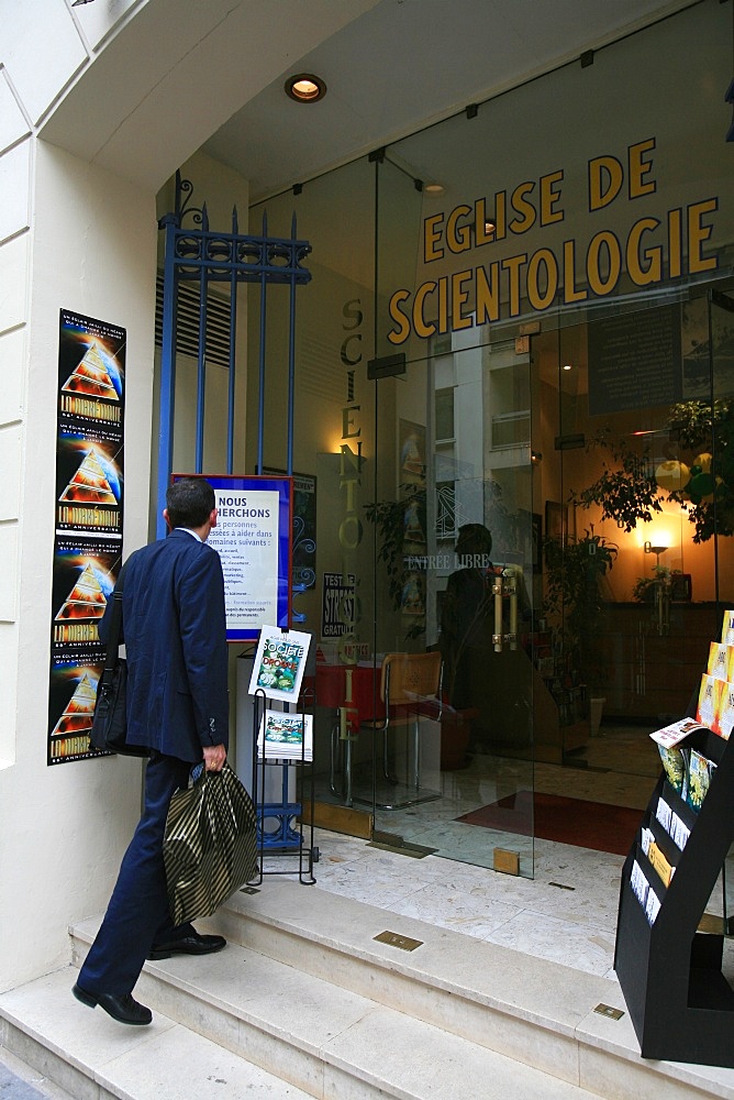 Scientology church headquarters in Paris, France, Europe