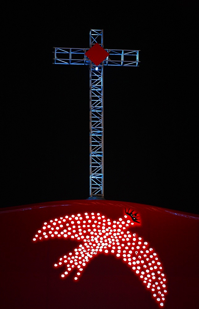 Cross and Holy Spirit, World Youth Day in 2008, Sydney, New South Wales, Australia, Pacific