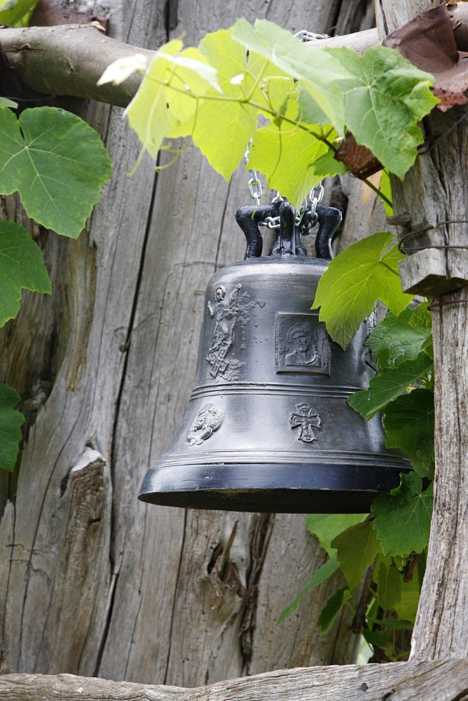 Village church bell, Sheltzan, Elbassan, Albania, Europe