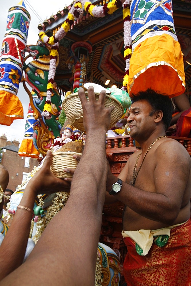 Chariot festival offerings, London, England, United Kingdom, Europe