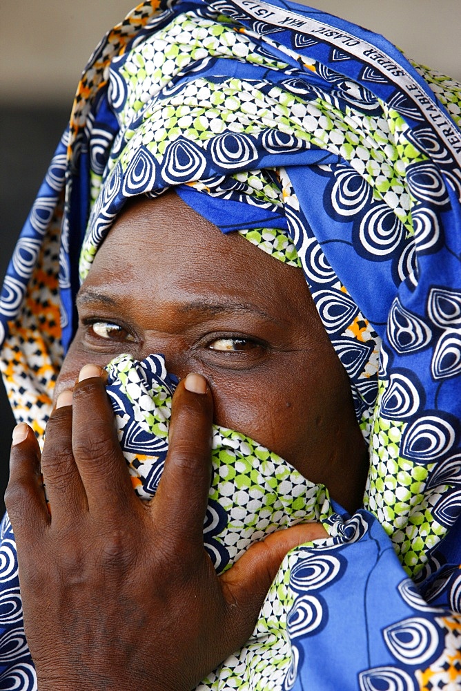 Muslim woman, Lome, Togo, West Africa, Africa