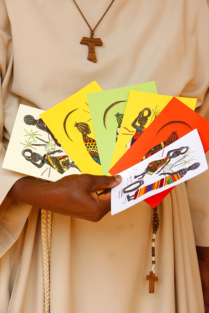 Cards made at Akepe Catholic Monastery, Akepe, Togo, West Africa, Africa