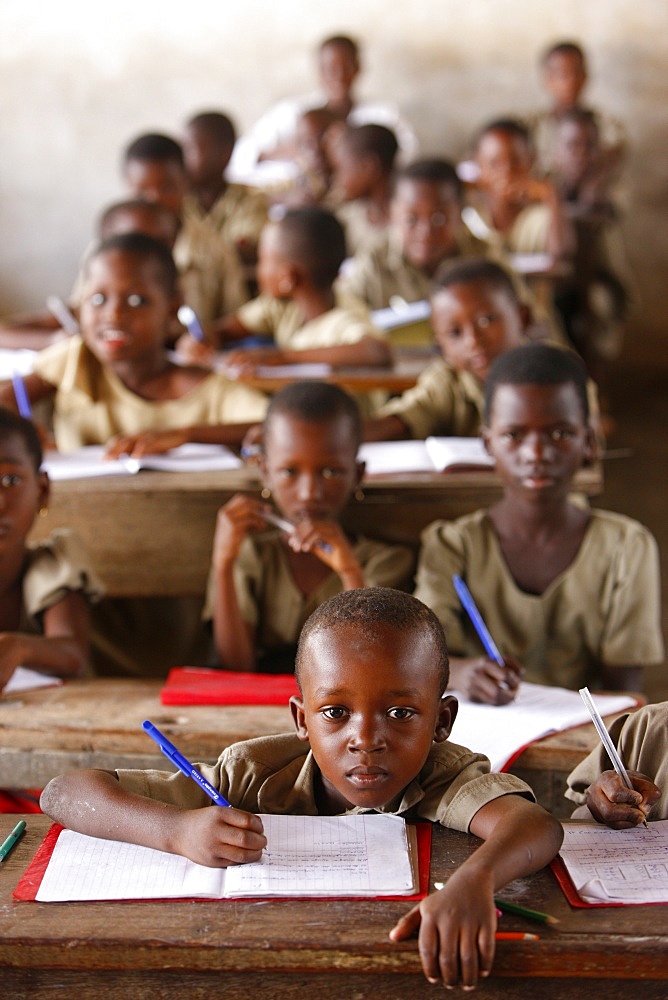 Primary school, Lome, Togo, West Africa, Africa