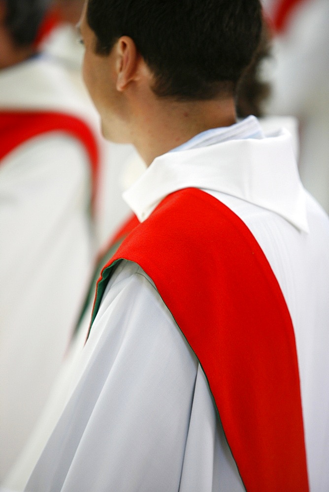 Newly ordained deacon, Pontigny, Yonne, France, Europe