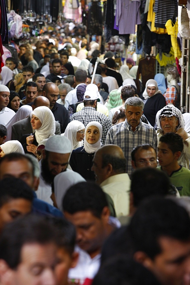 Palestinians during Ramadan, Old City, Jerusalem, Israel, Middle East