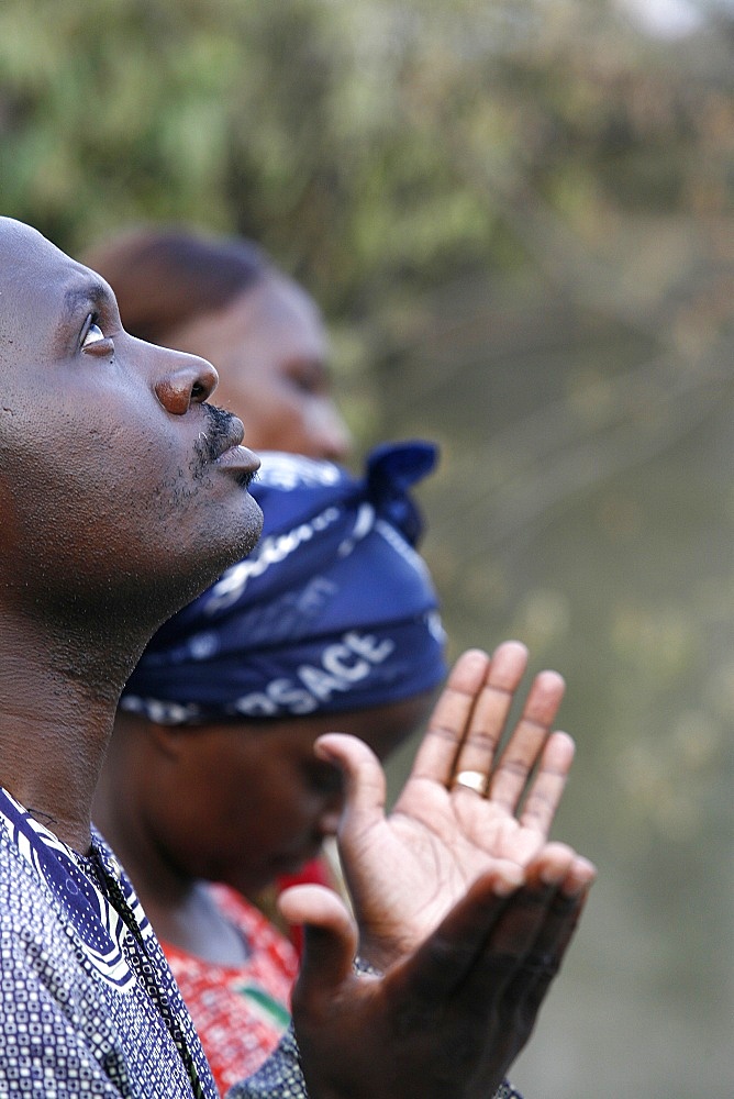 Prayer, Brazzaville, Congo, Africa