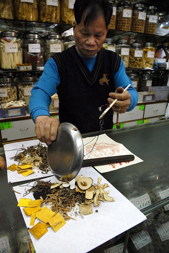 Chinese drugstore, Macao, China, Asia