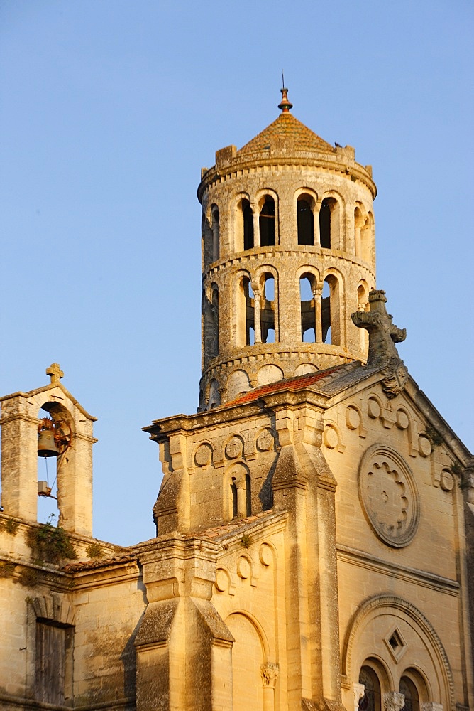 Fenestrelle tower, Saint-Theodorit cathedral, Uzes, Gard, France, Europe