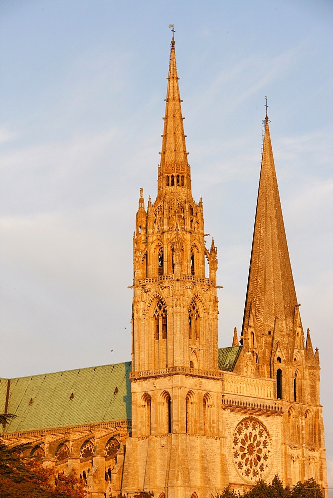 Chartres cathedral, UNESCO World Heritage Site, Eure-et-Loir, France, Europe