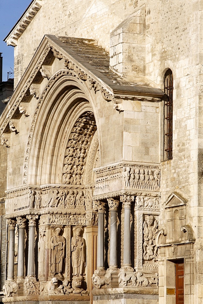 Saint-Trophime cathedral, Arles, Bouches du Rhone, Provence, France, Europe