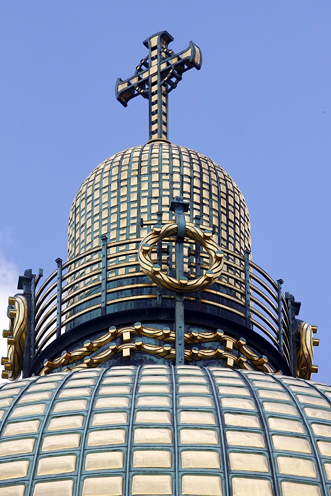 Am Steinhof church dome, Vienna, Austria, Europe