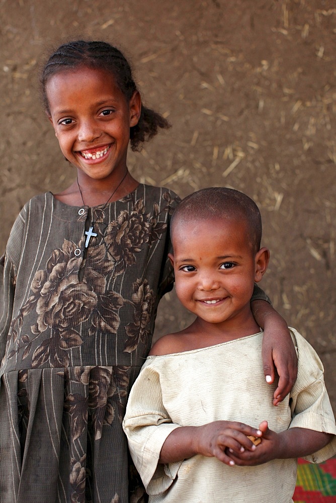 Wollo children, Wollo, Ethiopia, Africa