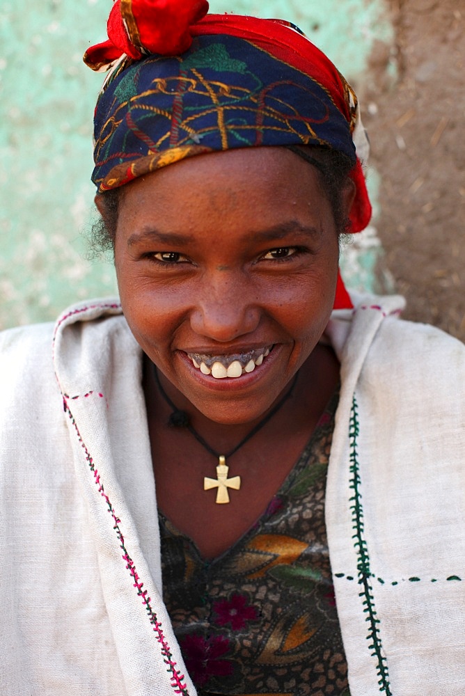 Lalibela girl, Lalibela, Wollo, Ethiopia, Africa