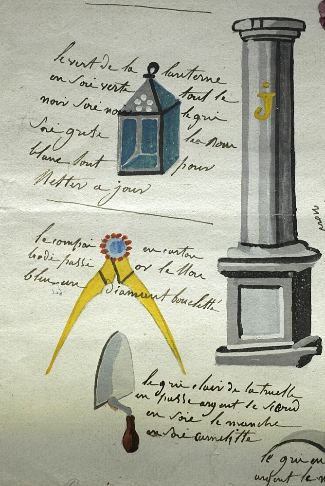 Symbols, Freemasons' Museum, Paris, France, Europe