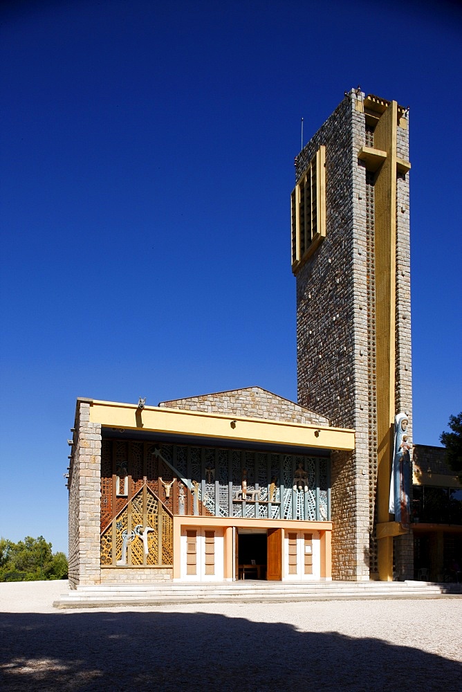 Notre-Dame de Consolation church designed by Raymond Vaillant, Hyeres, Var, Provence, France, Europe