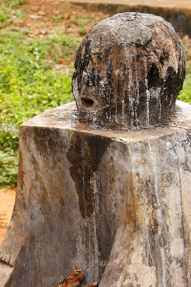 Voodoo fetish in Togoville, Togo, West Africa, Africa