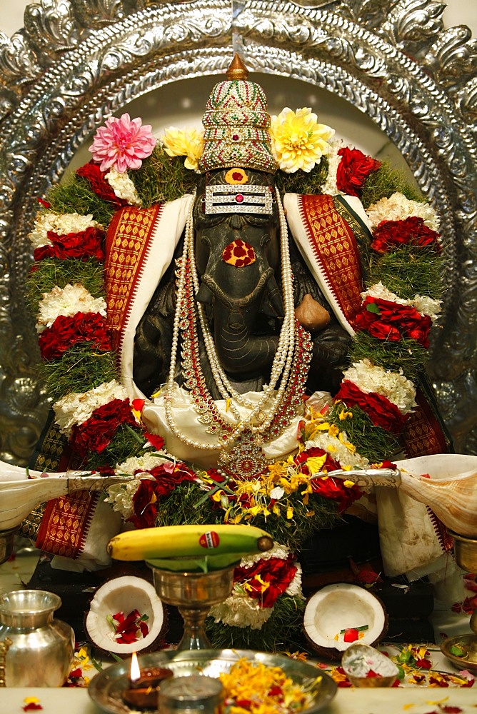 Ganesh temple statue, Paris, France, Europe