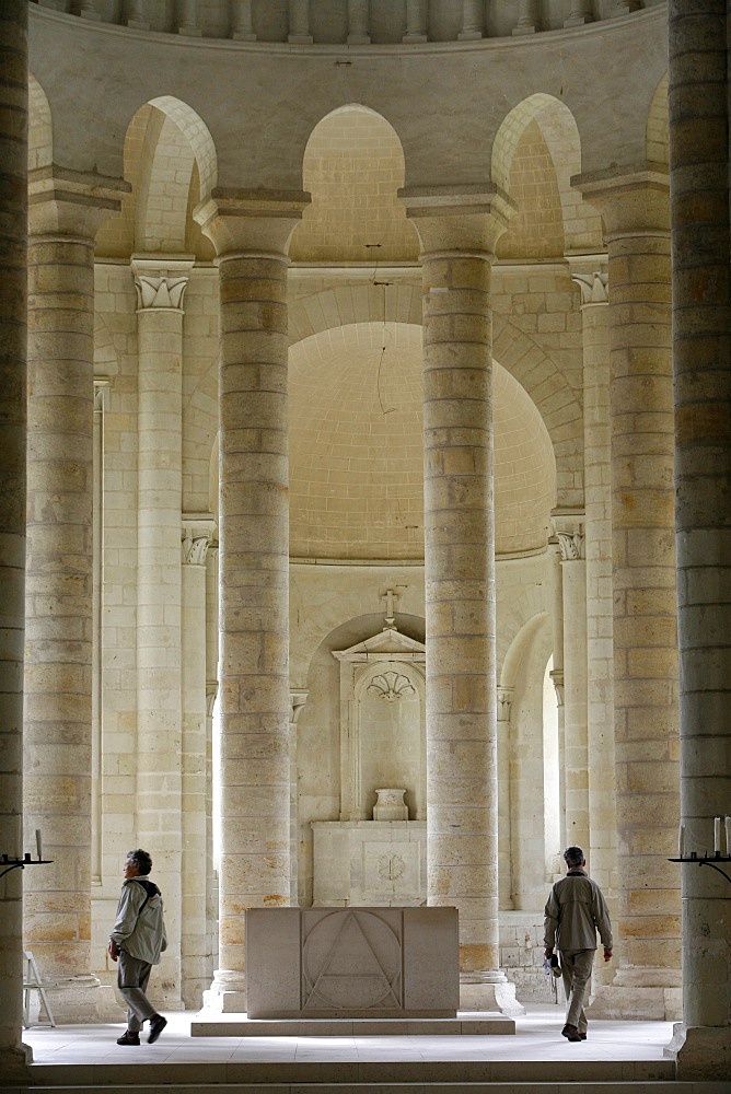 Fontevraud Abbey church, Fontevraud, Maine-et-Loire, France, Europe