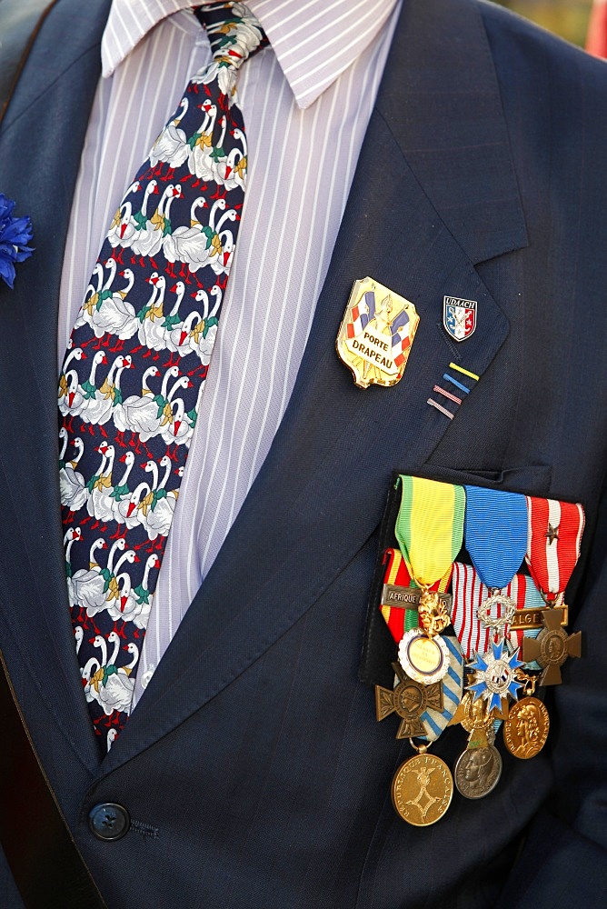 War veteran's badges, Paris, France, Europe