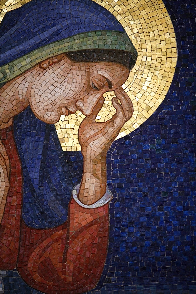 Virgin Mary mosaic, Vienna, Austria, Europe