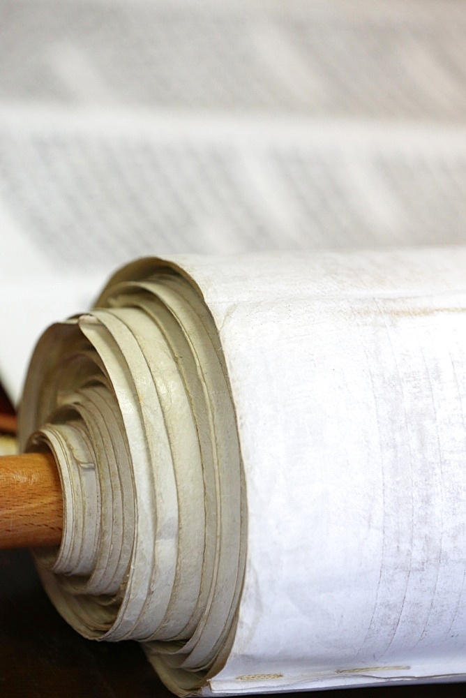 Jewish Torah scroll, Paris, France, Europe