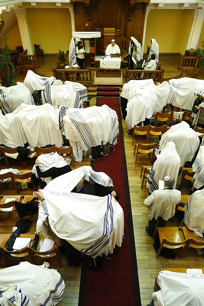 Yom Kippur also known as Day of Atonement, the holiest day of the year for the Jewish people, Paris, France, Europe