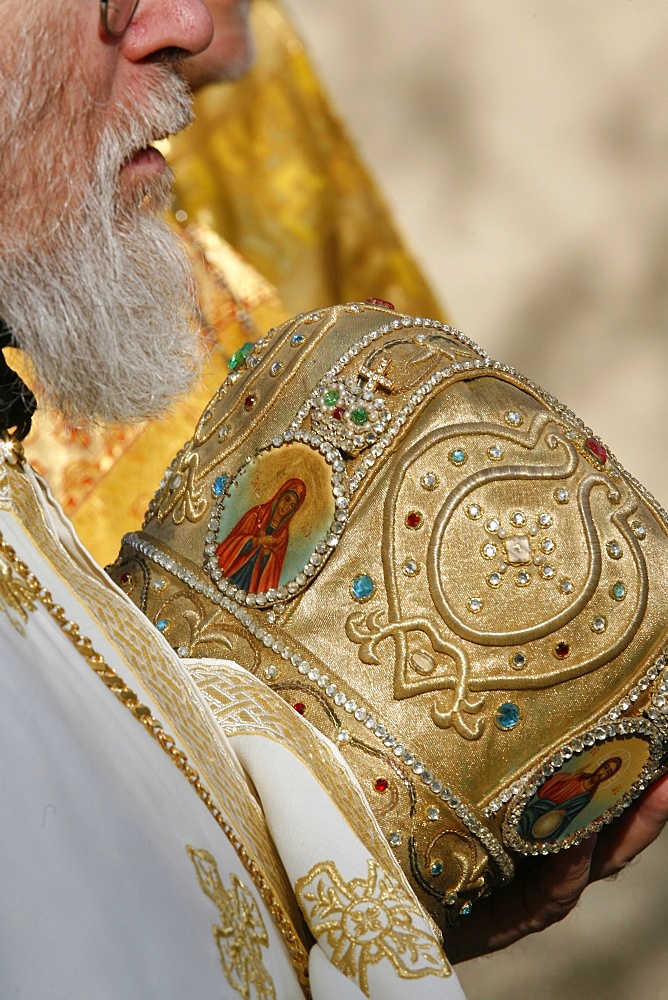 Orthodox mitre, Paris, Ile de France, France, Europe