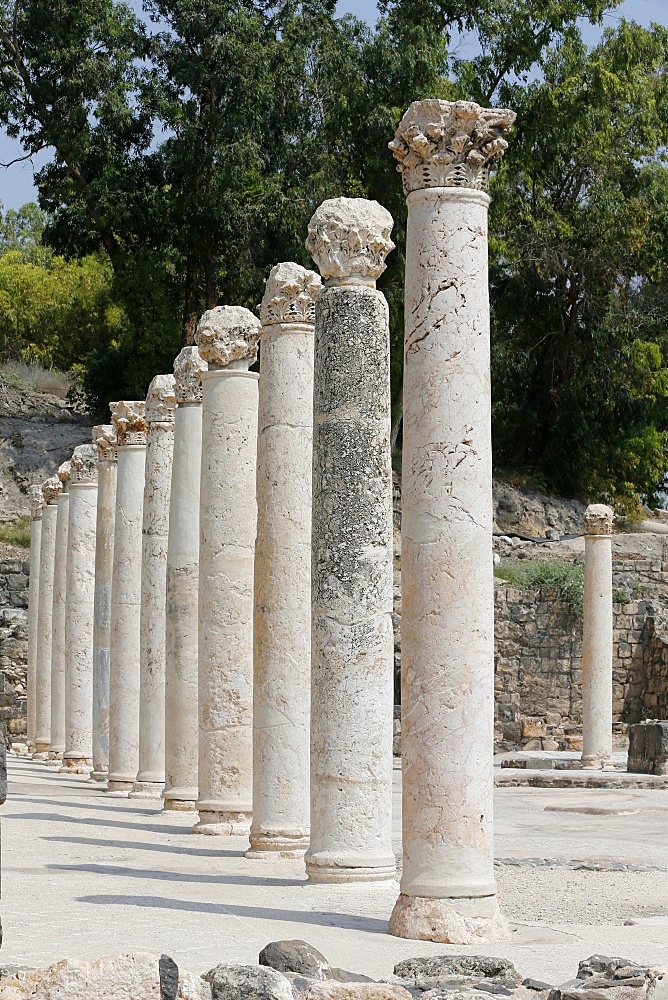 Roman-Byzantine city of Scythopolis in Beth Shean National Park, Israel, Middle East