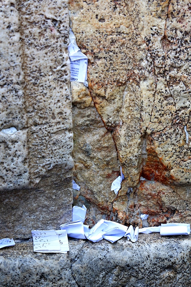 Women's section of the The Western Wall, Jerusalem, Israel, Middle East