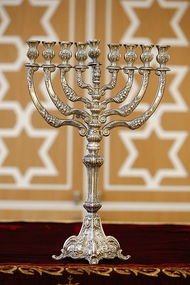 Hanukkah candelabra, Paris, France, Europe