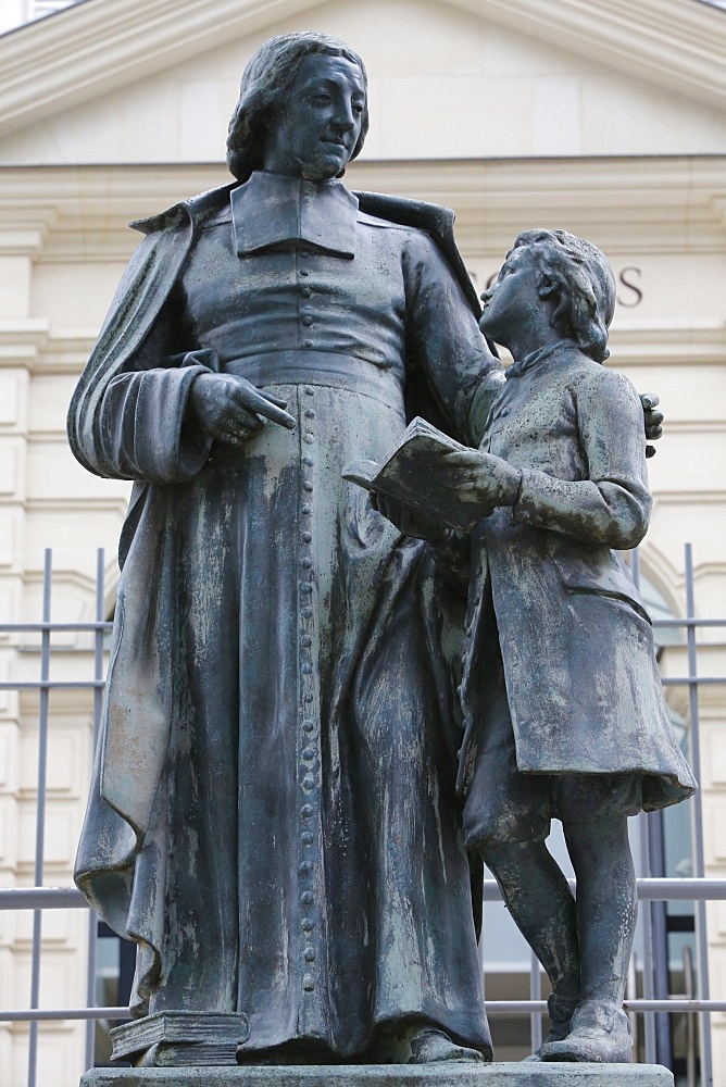 Saint Jean-Baptiste de la Salle, Founder of the Brothers of the Christians schools, Issy-les-Moulineaux, Hauts-de-Seine, France, Europe