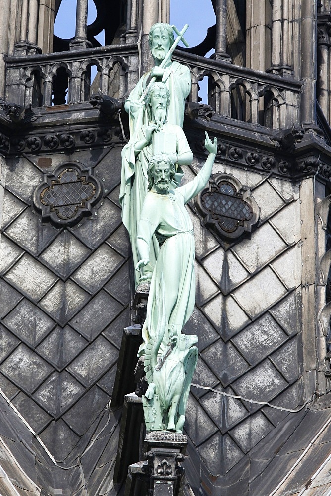 Apostles, Spire transept, Notre Dame de Paris cathedral, Paris, France, Europe