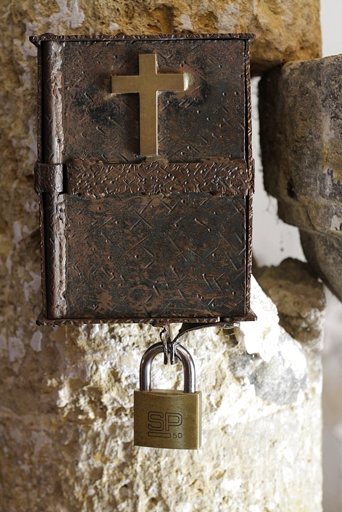 Church trunk, St. Nicolas de Veroce, Haute Savoie, France, Europe