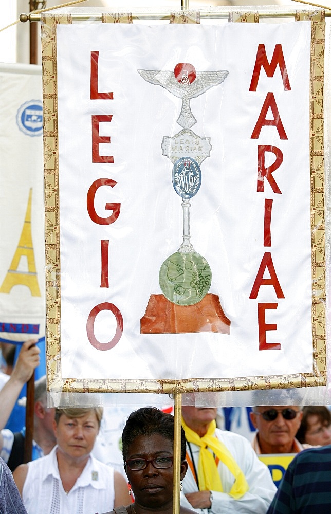 Legion of Mary followers, Lourdes, Hautes Pyrenees, France, Europe