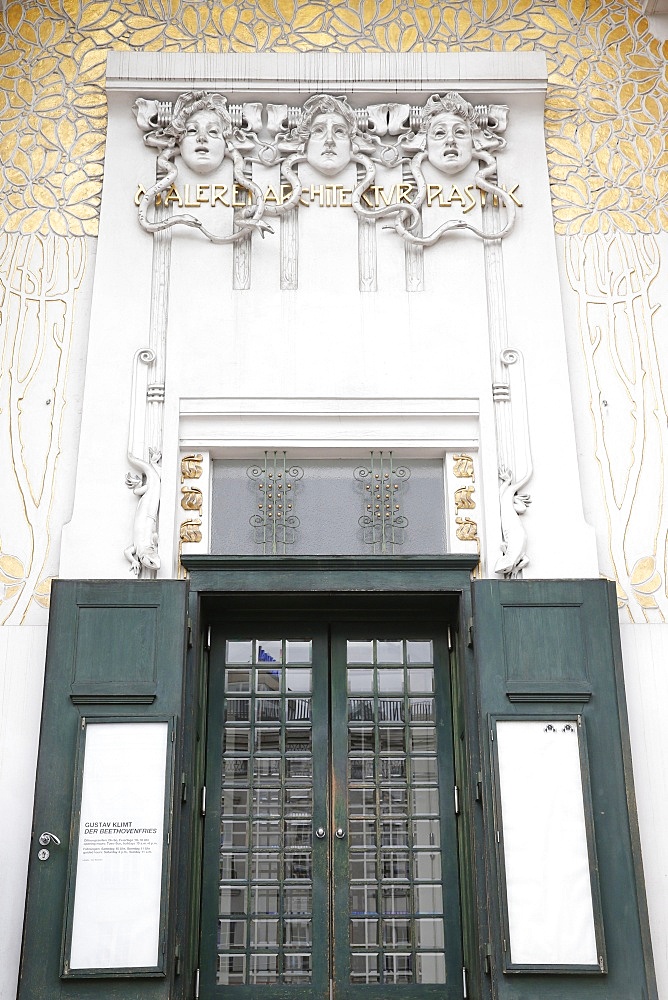 The Secession building designed by Joseph Maria Olbrich in 1897, Vienna, Austria, Europe