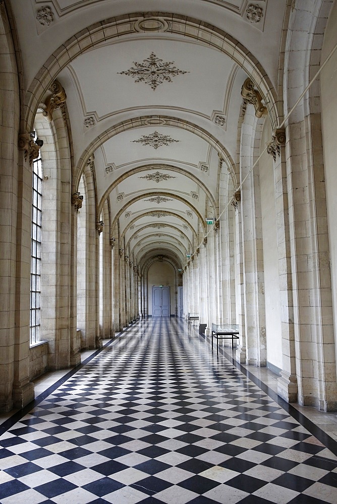 Saint-Vaast Abbey, now housing the Arras Fine Arts Museum, Arras, Pas-de-Calais, France, Europe