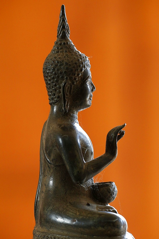 Buddha statue in profile, France, Europe