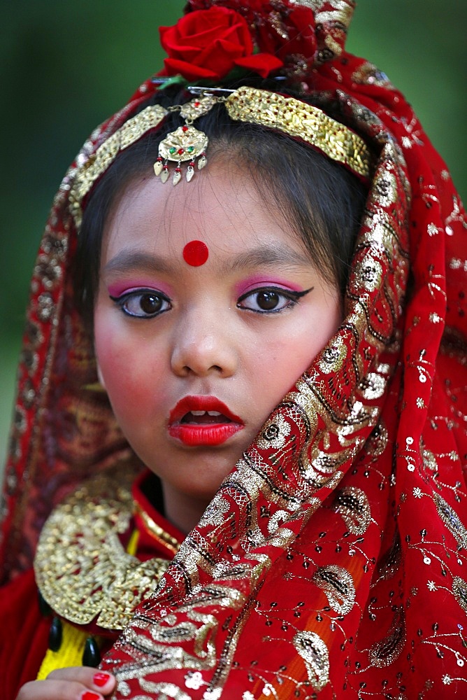 Nepalese traditional dance, Festival of Nepal, Grande Pagode de Vincennes, Paris, France, Europe