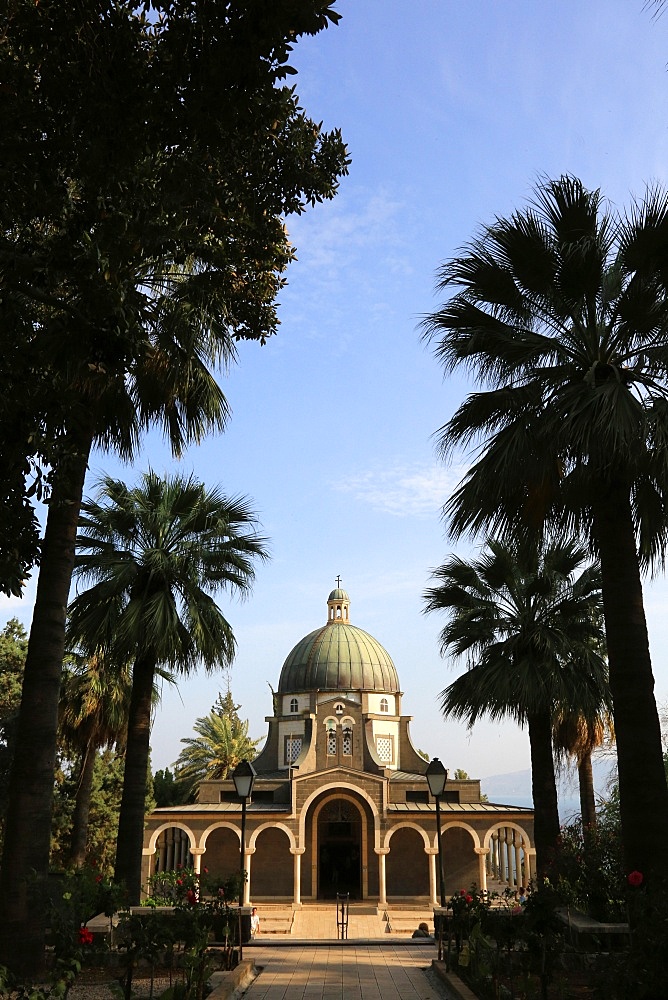 Church of the Beatitudes, Mount of Beatitudes, Galilee, Israel, Middle East