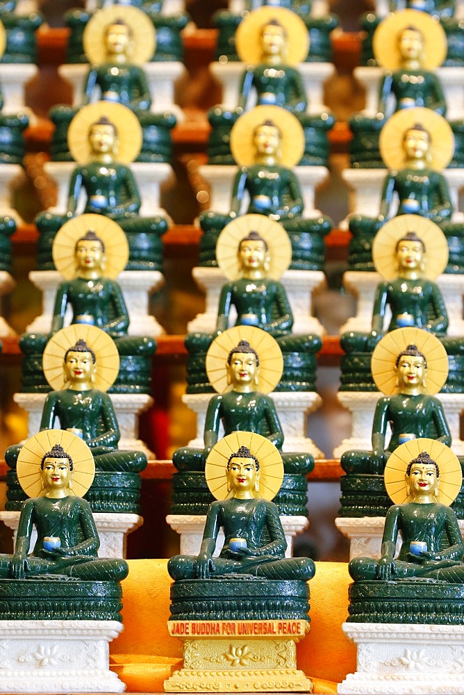 Jade Buddha for universal peace, Tu An Buddhist Temple, Saint-Pierre-en-Faucigny, Haute Savoie, France, Europe