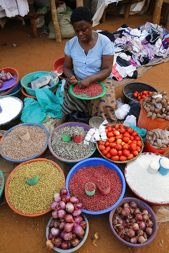 Masindi market stall, Masindi, Uganda, Africa