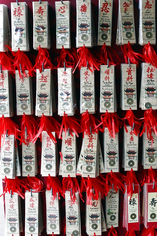 Buddhist good luck charms, Hanoi, Vietnam, Indochina, Southeast Asia, Asia