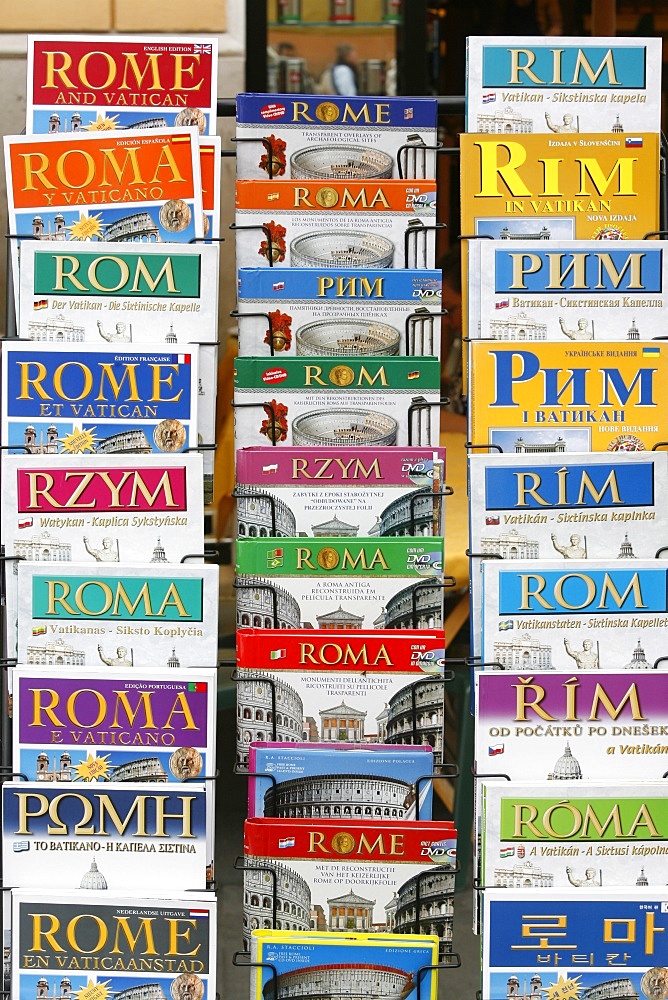 Rome tourist guidebooks, Rome, Lazio, Italy, Europe