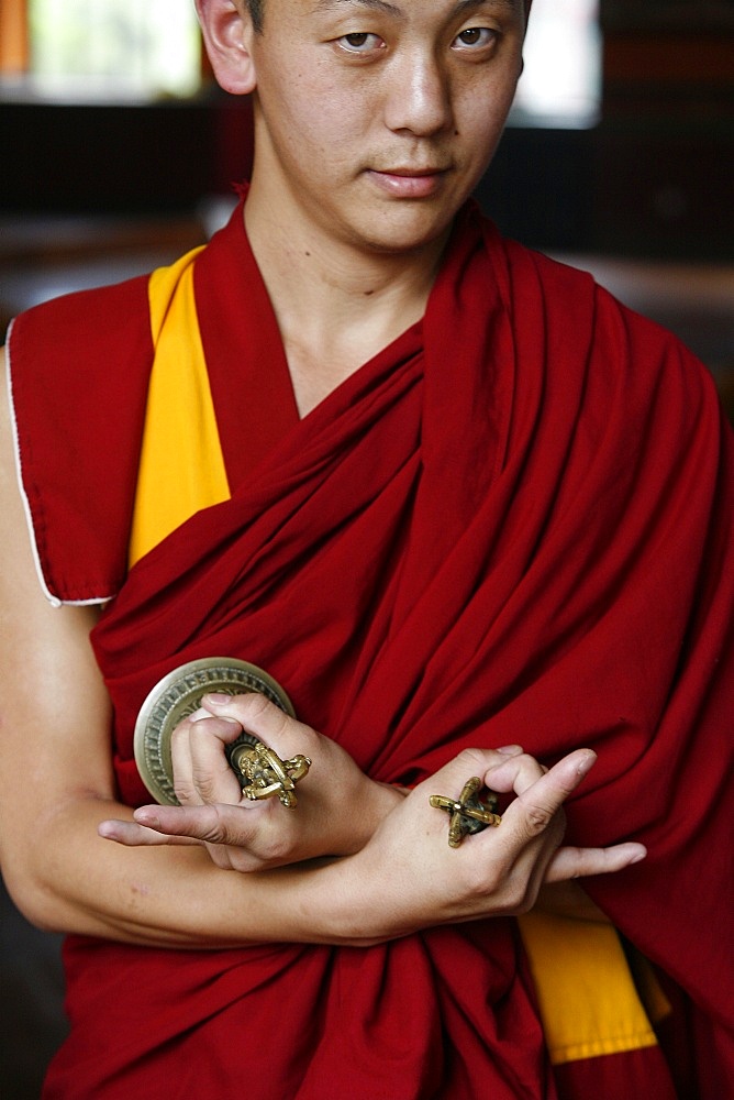 Vajra and bell, Kathmandu, Nepal, Asia