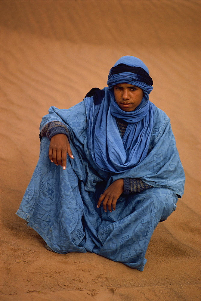 Tuareg in Vallee du Draa, Morocco, North Africa, Africa