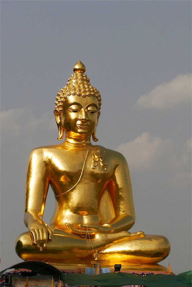 The giant Buddha of the Golden Triangle, in Sop Ruak, Thailand, Southeast Asia, Asia