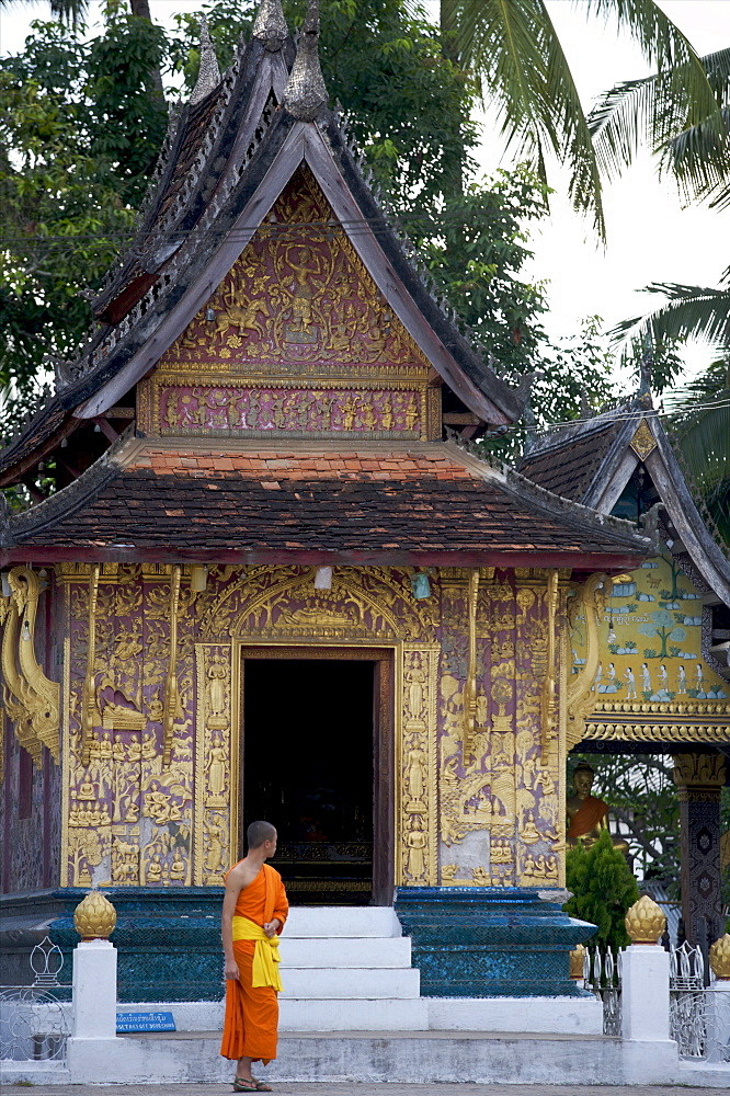 Temple, Royal Palace, Luang Prabang, UNESCO World Heritage Site,  Laos, Indochina, Southeast Asia, Asia