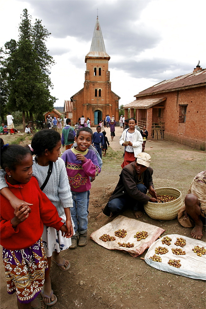 The village of Andraikiba, Madagascar, Africa
