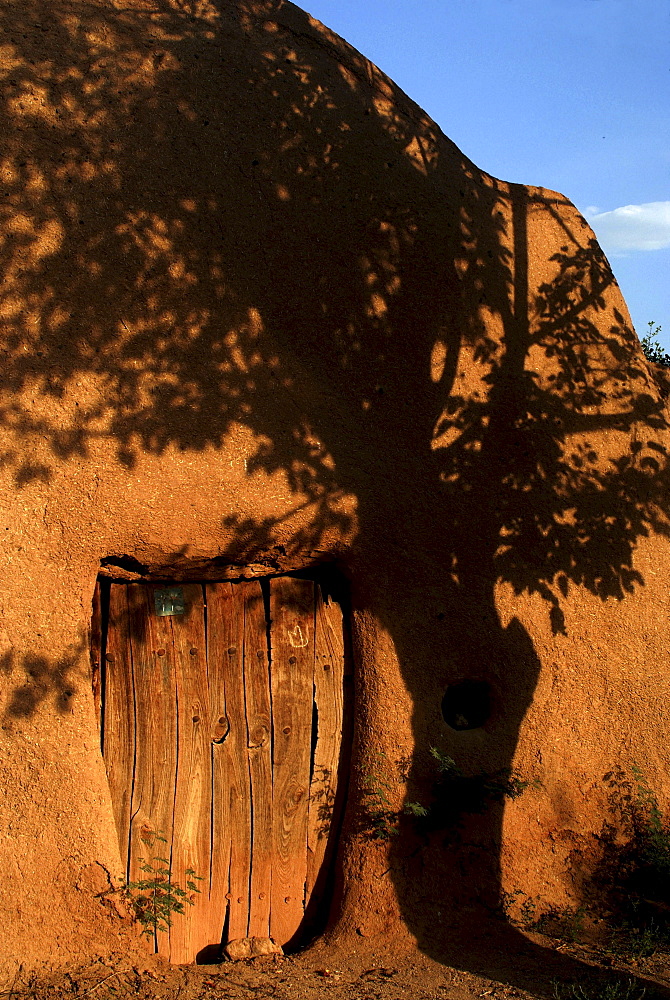 Adobe house, Yazd, Iran, Middle East



